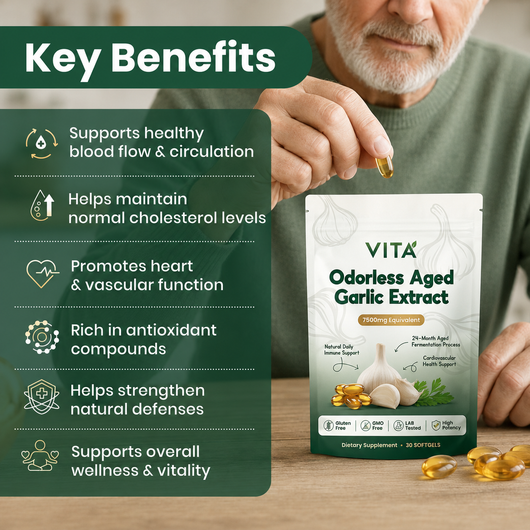VITA Odorless Aged Garlic Extract 7500mg