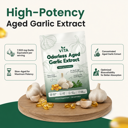 VITA Odorless Aged Garlic Extract 7500mg