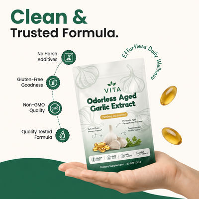 VITA Odorless Aged Garlic Extract 7500mg