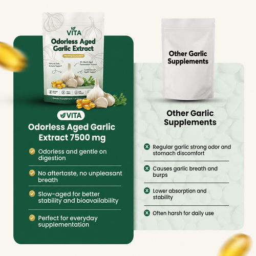 VITA Odorless Aged Garlic Extract 7500mg